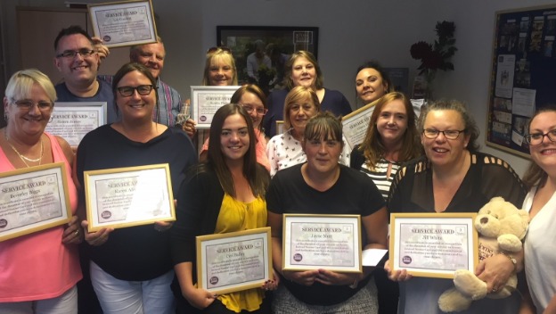 Service Awards for CAREGivers and Office Staff