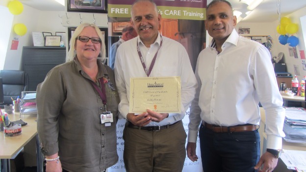 CAREGiver of the Month- Kuldip Bhanot, May 2017