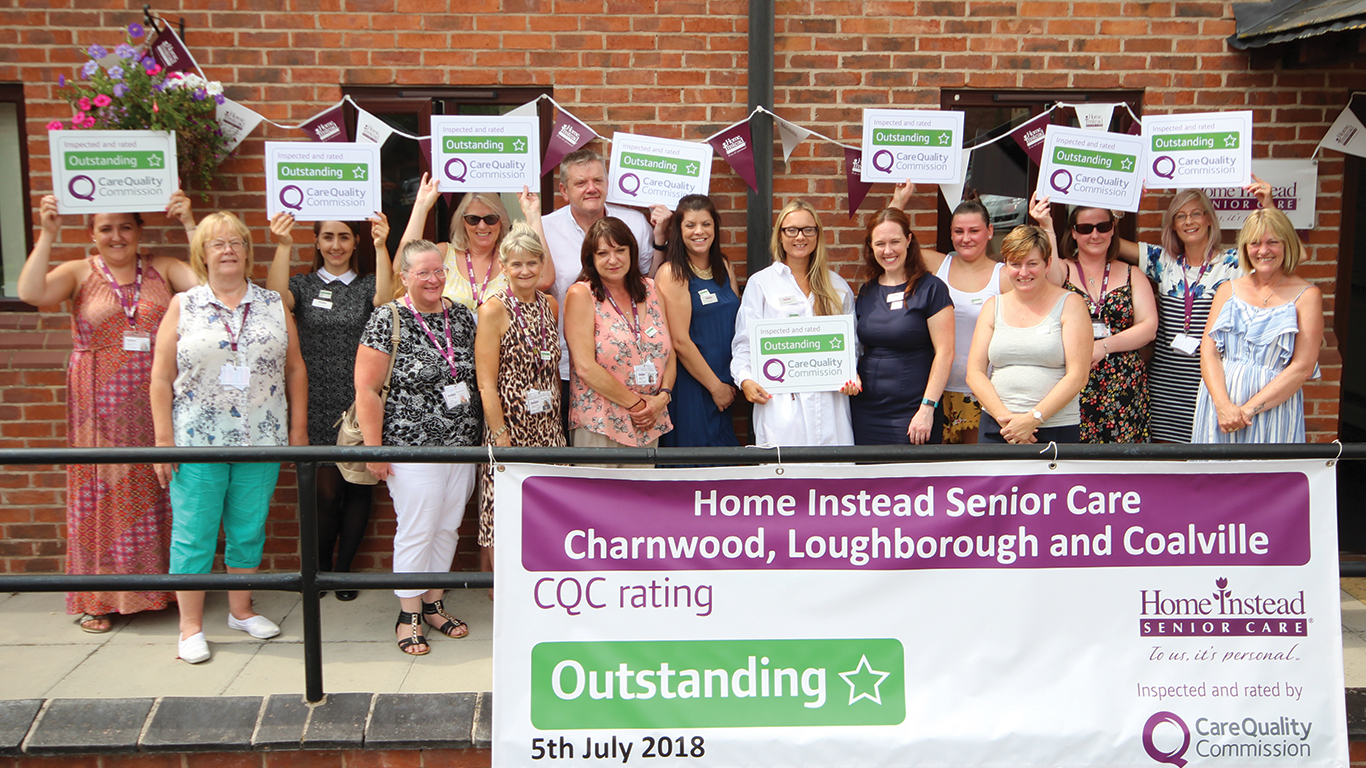‘Simply the best’ care company is rated as outstanding