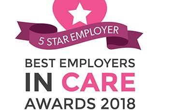 5 Star Employer Best Employers in Care awards 2018