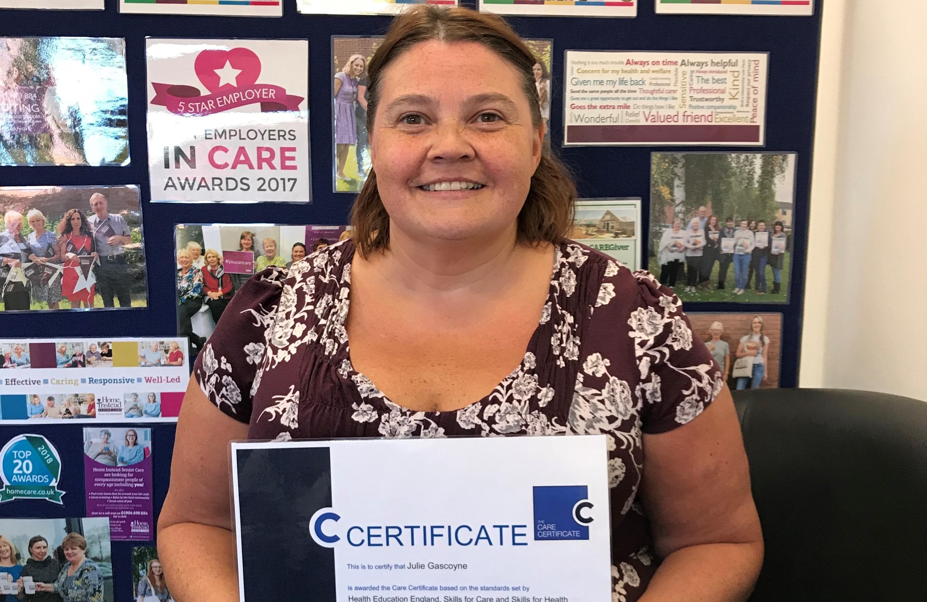 Julie Care Certificate