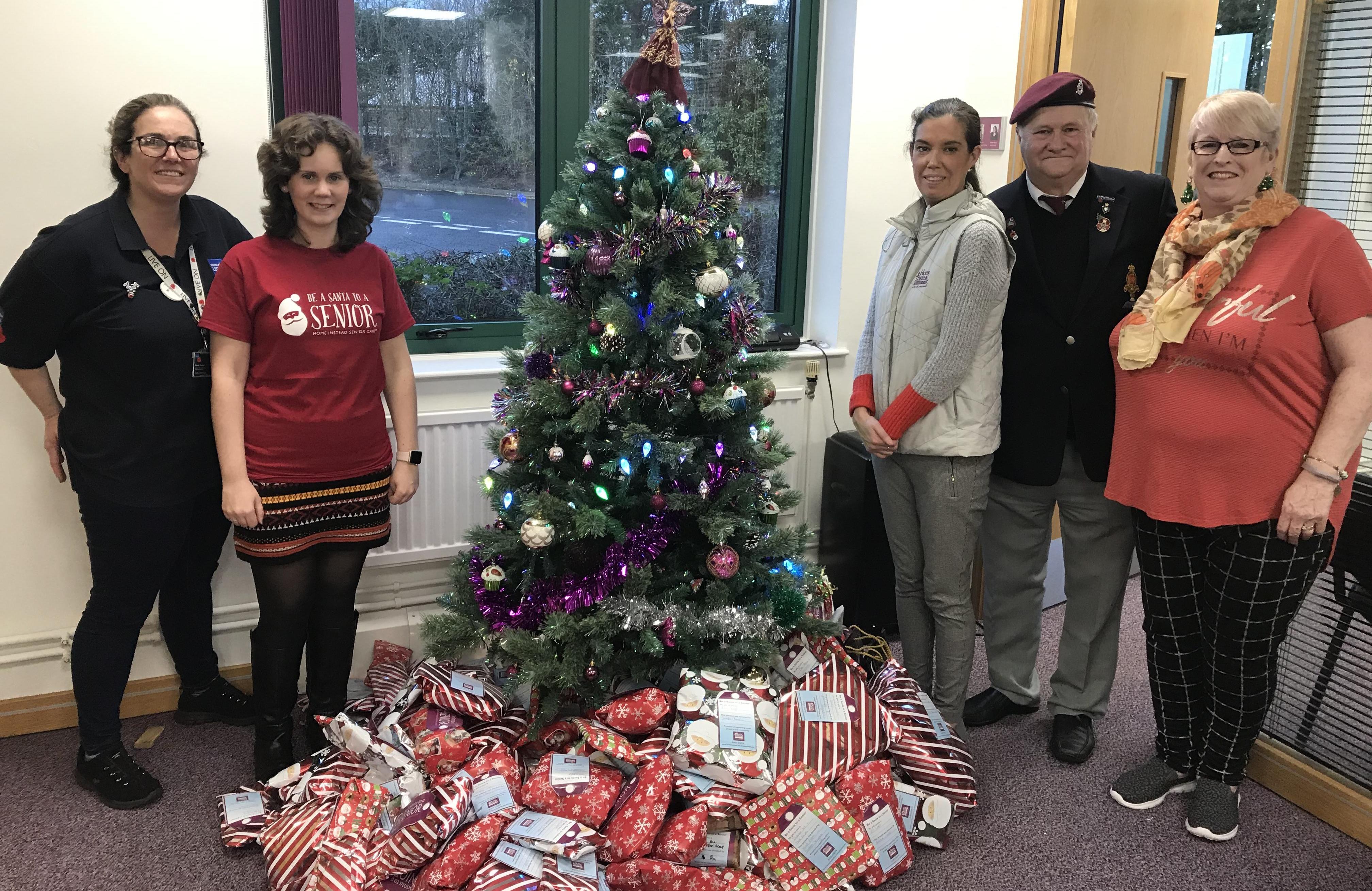 British Legion collecting gifts