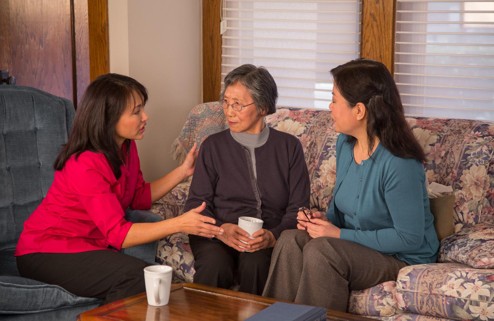 Family, children, dementia, care, advise, support