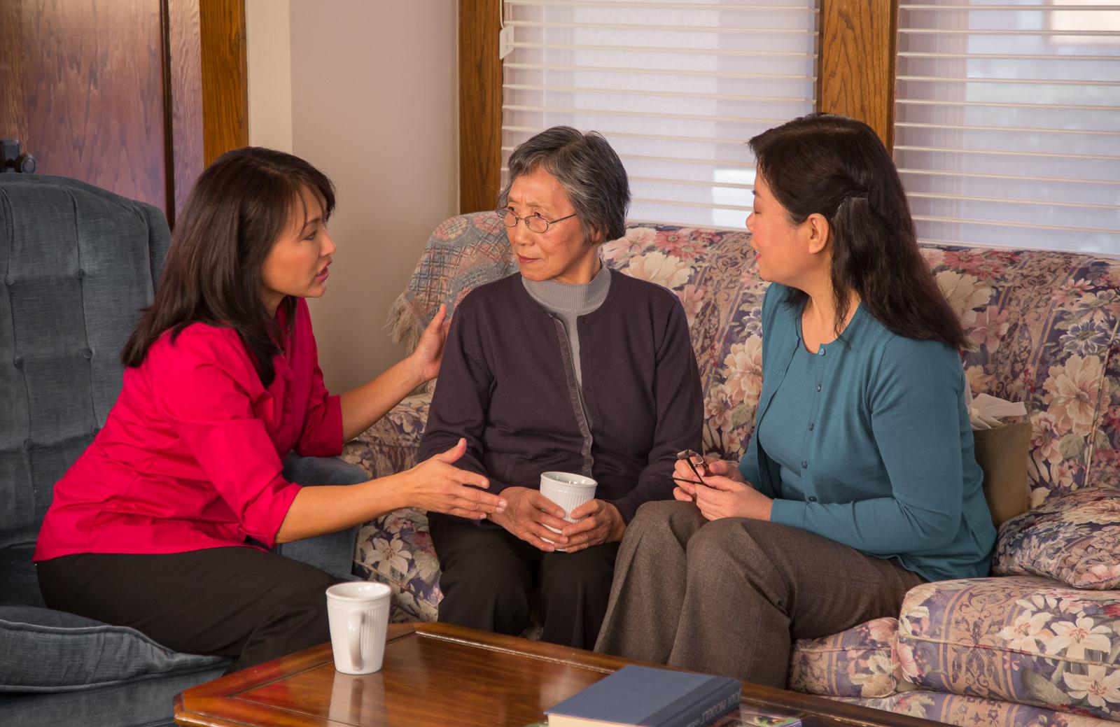 Family, children, dementia, care, advise, support