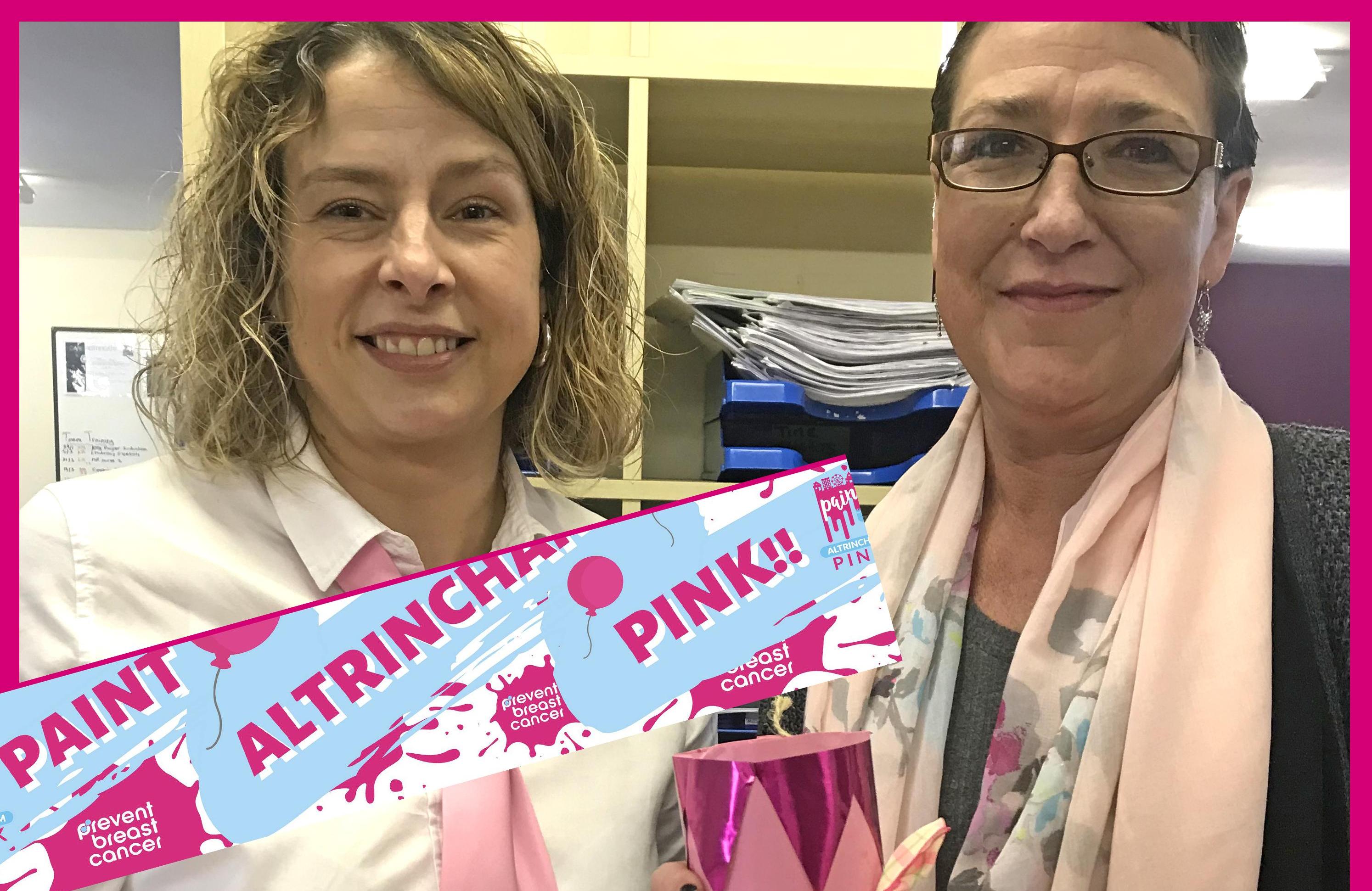 Liz and Janine our CAREGiver who is all clear from her cancer and on the road to recovery
