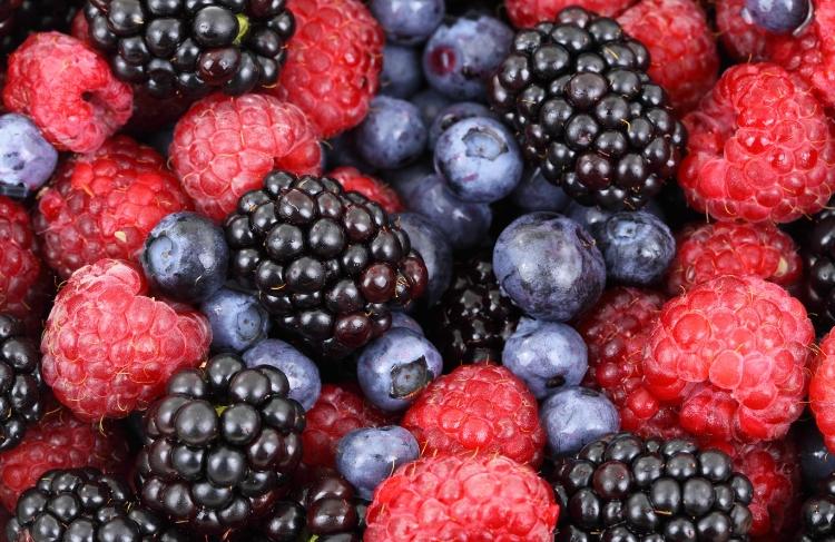 healthy berries full of vitamin C for seniors