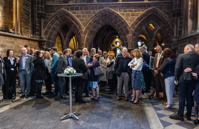 Photo of attendees at Chester Cathedral